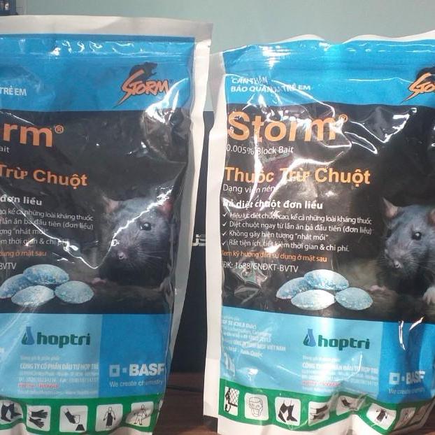 THUỐC DIỆT CHUỘT STORM( BASF-ĐỨC) 250VIEN 1KG