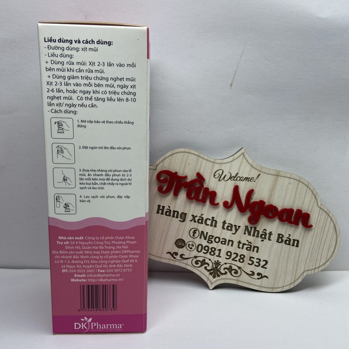 Dung Dịch Xịt Mũi DK Salt