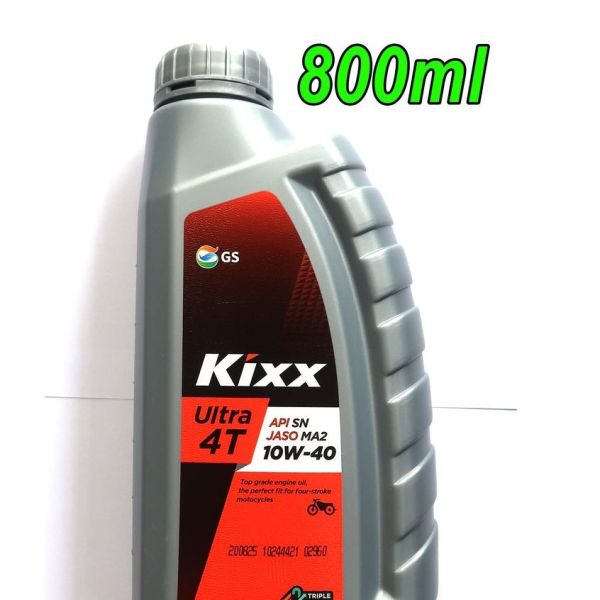 [Chính hãng] Nhớt Kixx 10W40 Fully Synthentic nhập khẩu Hàn Quốc chai 800ml , nhớt kixx ultra 10W40 cho xe máy xe côn tay chai 800ml