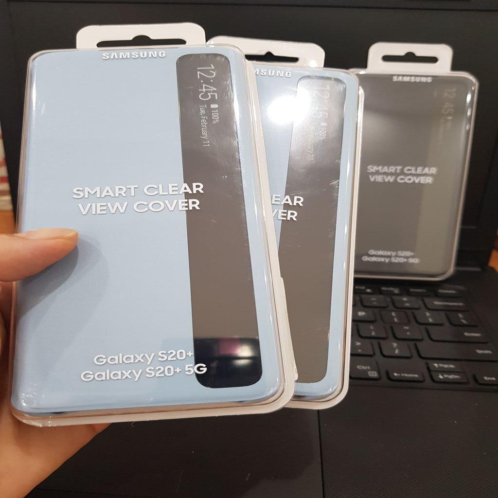 [CHÍNH HÃNG] Bao Da Clear View Samsung Galaxy S20 Plus, S20 plus 5G