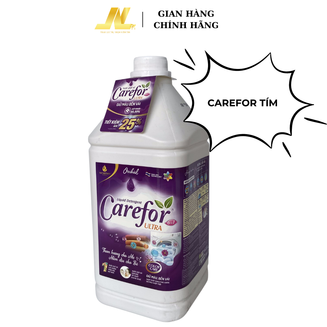 Nước giặt đậm đặc 6in1 Carefor 3500ml
