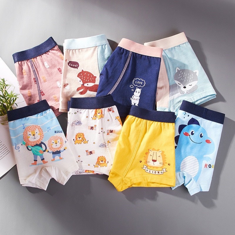 Quần lót bé trai HIKITO combo 6 quần