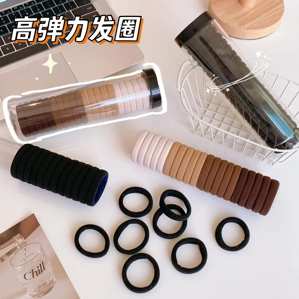 Set Cột Tóc 20 Dây Nhiều Màu Co Dãn Phong Cách Hàn Quốc - HÀNG CÓ SẴN