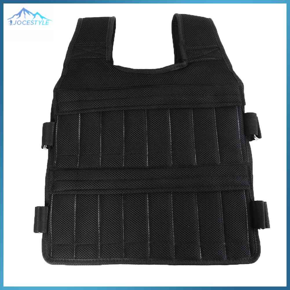 Hot Sale 3/15/35kg Loading Weight Vest Boxing Training Workout Sports Fitness Jacket Waistcoat