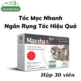 Maxxhair - Ngăn Ngừa Rụng Tóc, Giúp Tóc Mọc Nhanh, Chắc Khỏe, Hộp 30 viên thumbnail