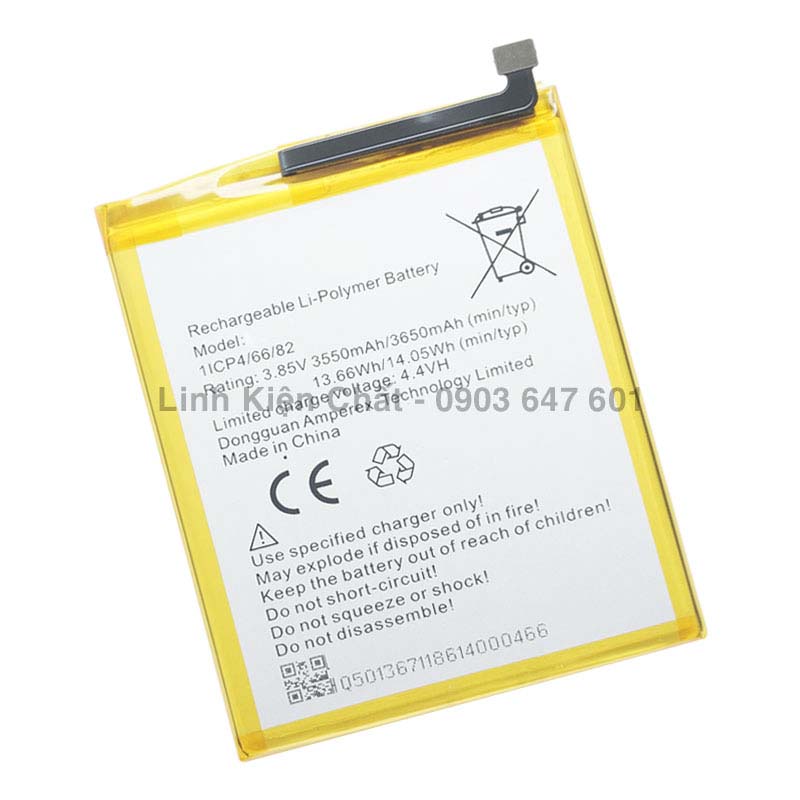 Pin cho điện thoại vsmart active 1+ pq6002 3650mah zin