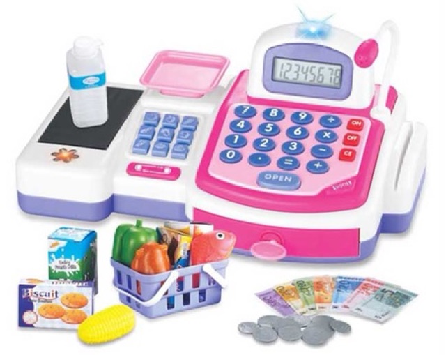 Đồ chơi máy tính tiền siêu thị mini cho bé 5901