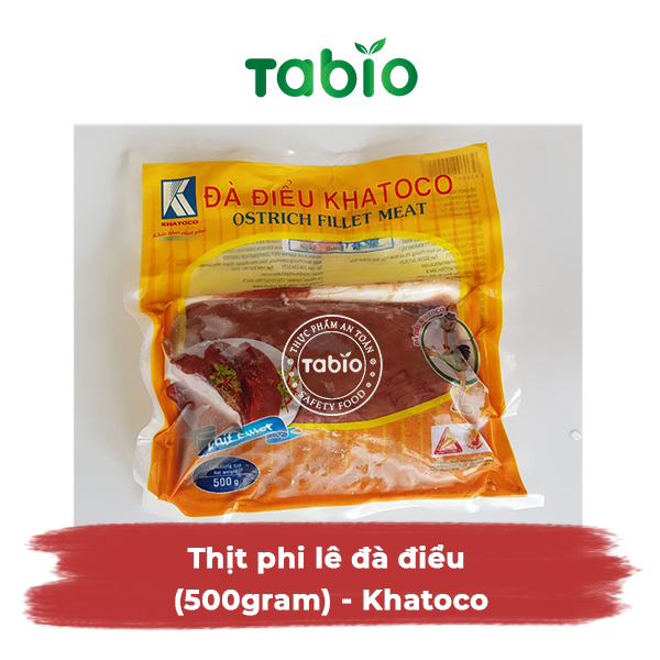 HCM - Thịt phi lê đà điểu 500gram - Khatoco - TABIO