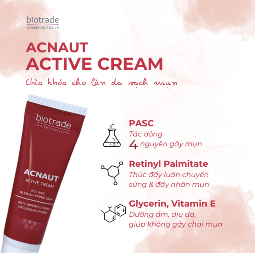 Kem bôi mụn Biotrade Acnaut Active Cream 15ml