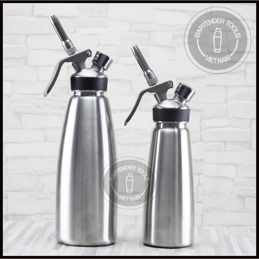 Bình xịt kem tươi Mosa inox 500ml ,1000ml