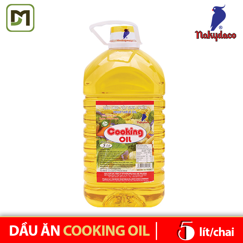 >> SO SÁNH GIÁ DẦU ĂN COOKING NAKYDACO (2L) | Shopee Lazada Sendo Tiki 194 Dầu ăn Cooking Oil chai 5L dầu thực vực tinh luyện - Nakydaco hãng phân phối