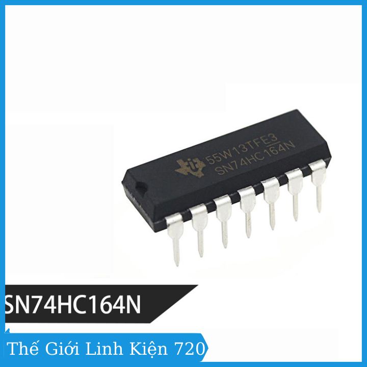 Combo 5 IC 74HC164 cổng si tốc độ cao