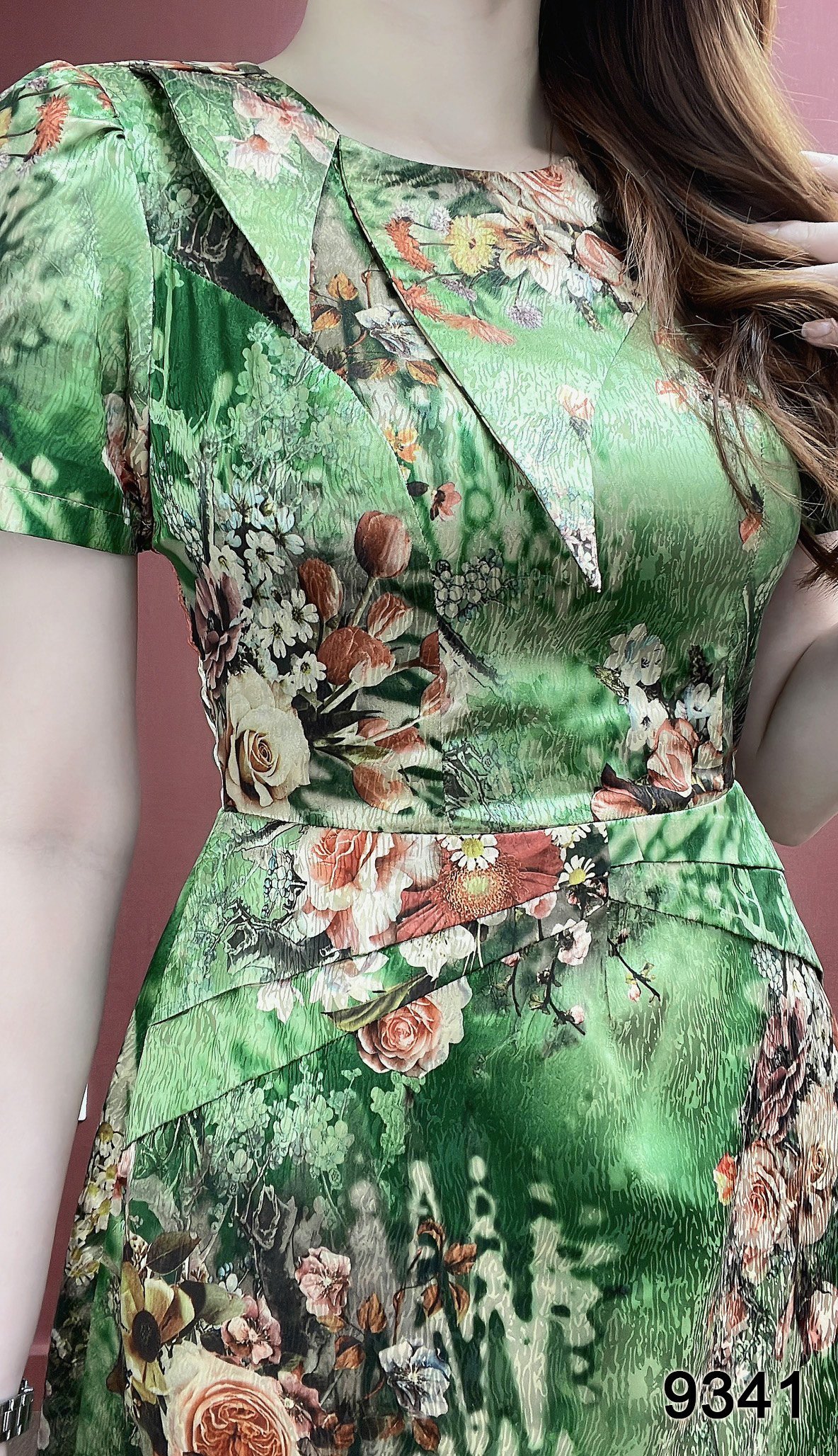 Đầm EMY EM9341 Xoè LVP Xanh
