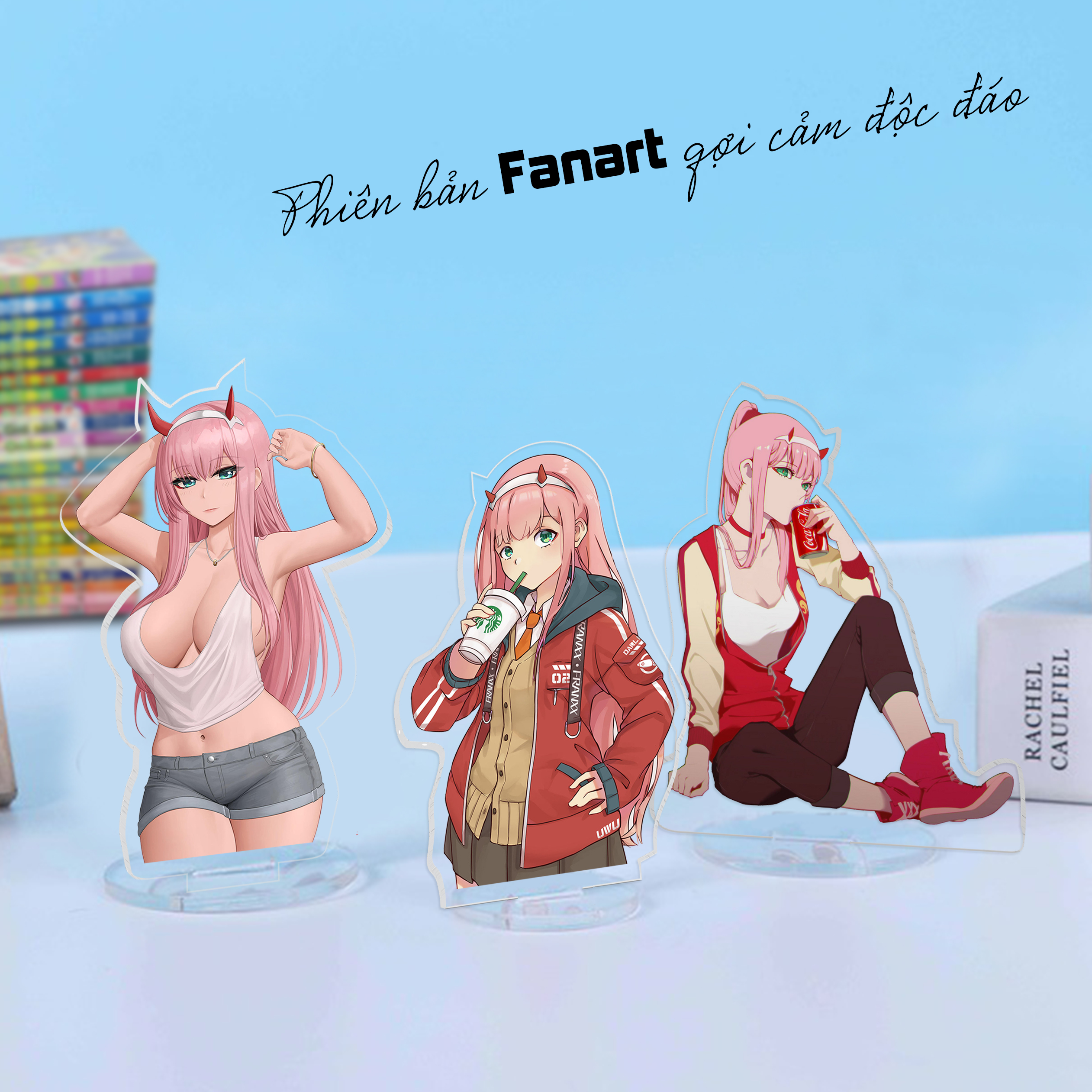 Mô hình standee Zero Two anime DARLING in the FRANXX
