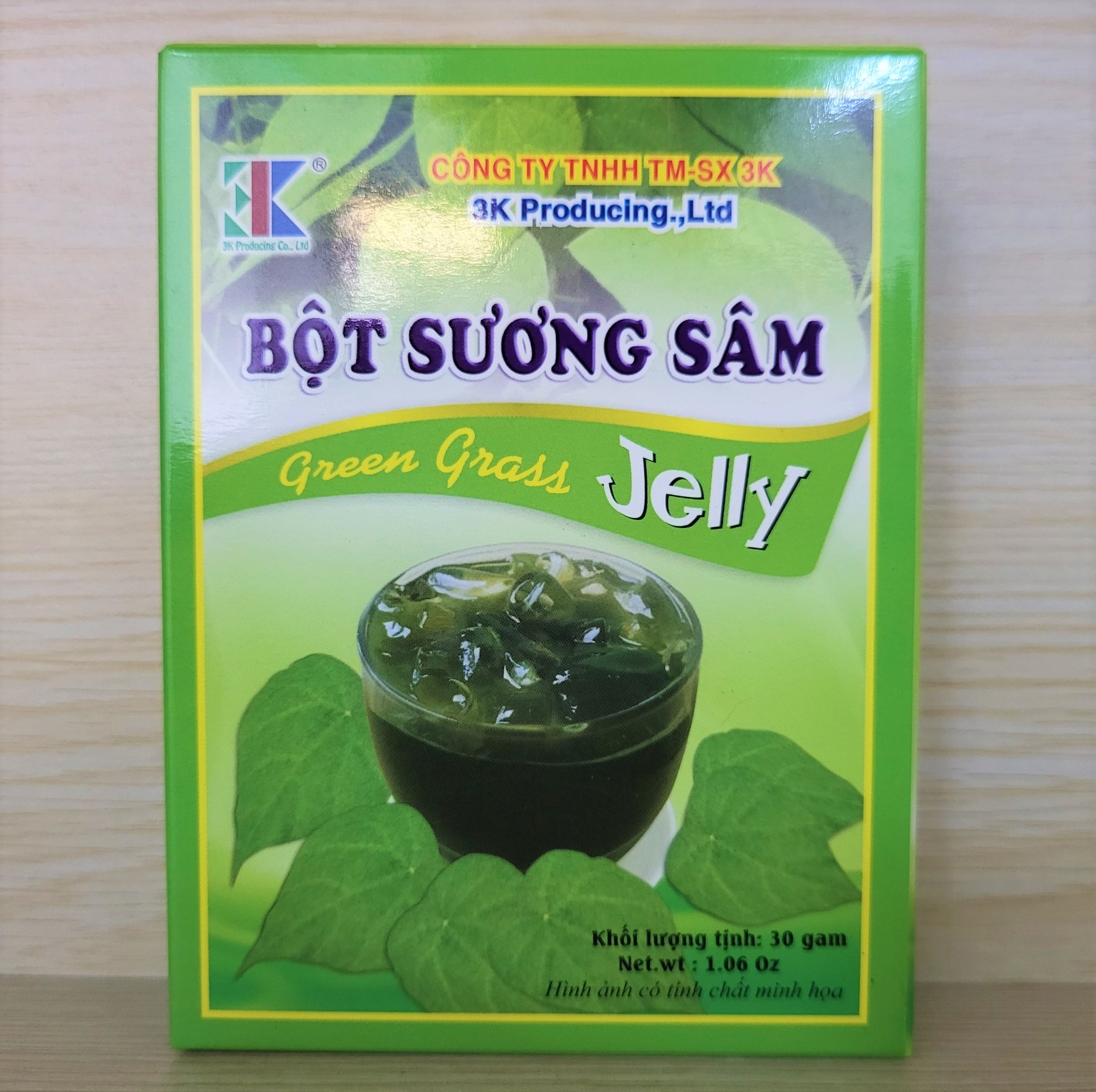 Rc3k bột sương sâm green grass jelly