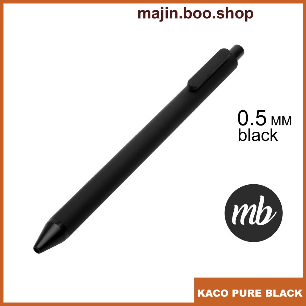 Bút gel KACO PURE (cây lẻ) - Black