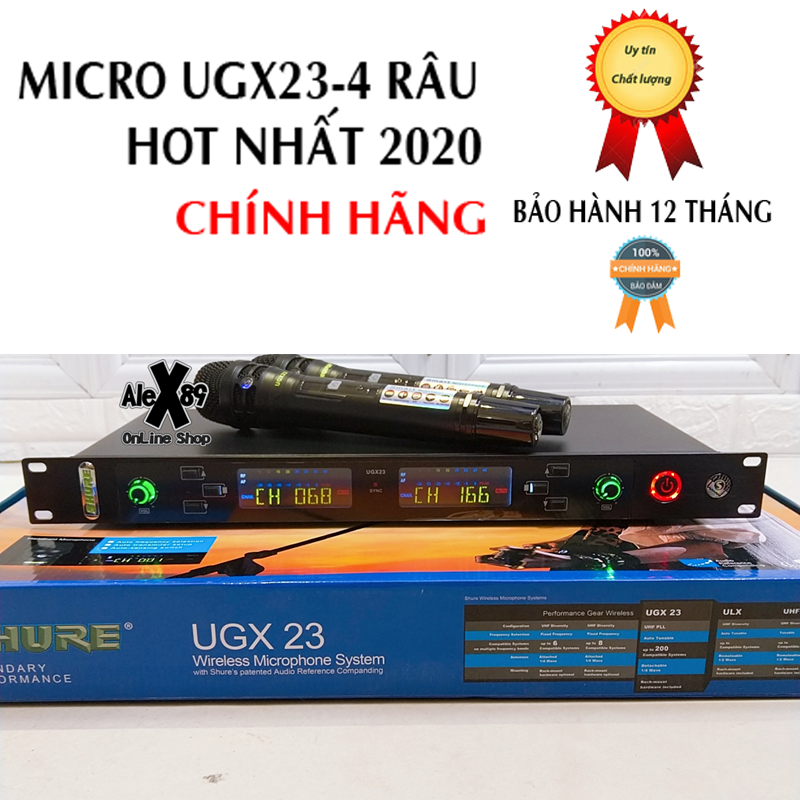 MICRO không dây SHURE ugx23 -chuyên nghiệp