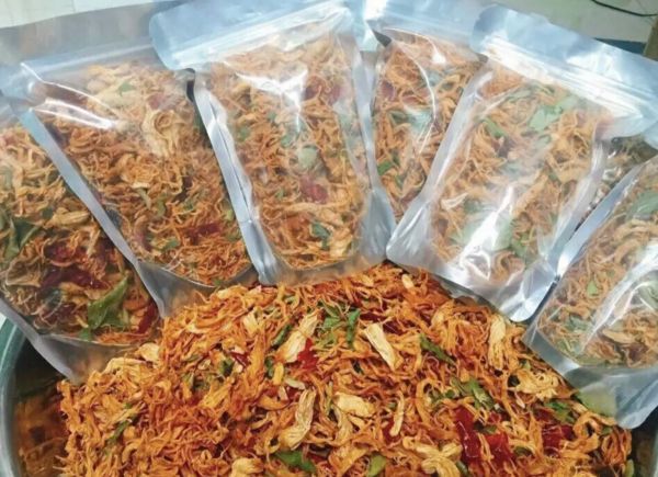 Khô gà lá chanh ngon đặc biệt