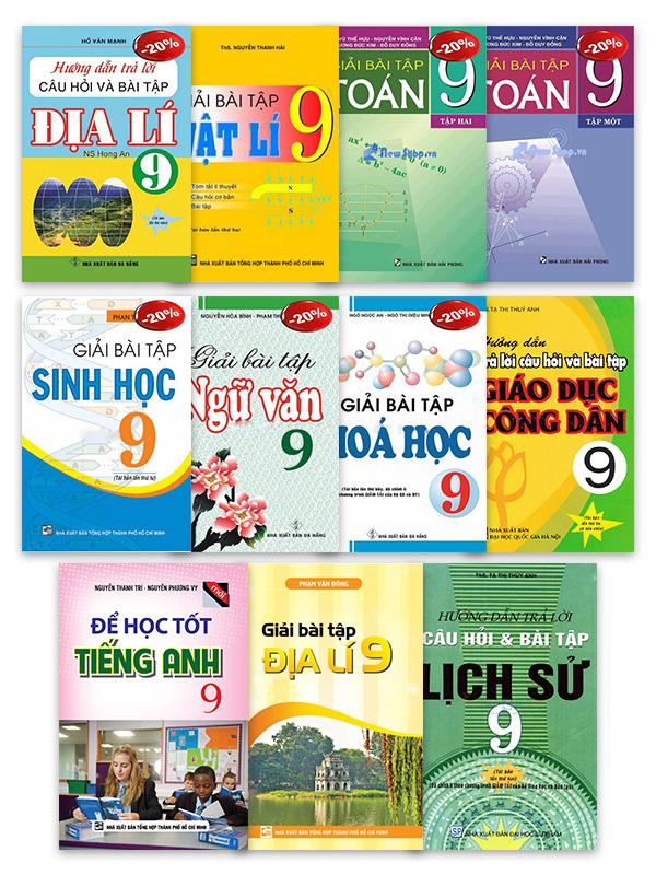 Combo giải bài tập lớp 9