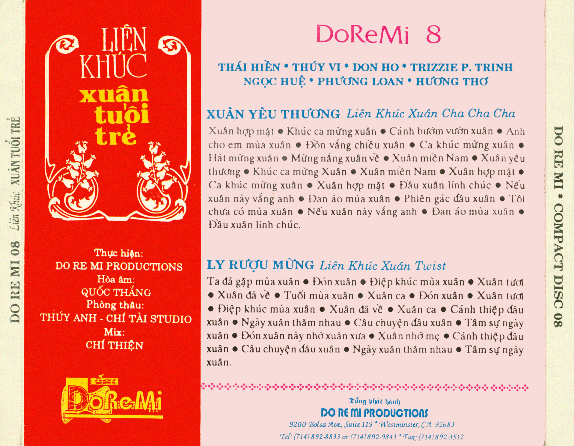 Doremi 08 - Liên Khúc Xuân Tuổi Trẻ