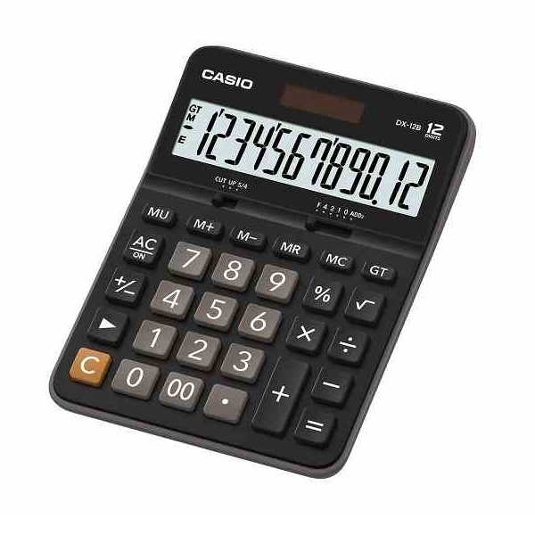 Máy tính casio dx - 12b - bk - w-dc