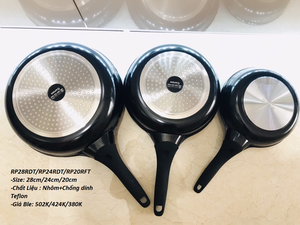 Chảo Từ Rapido 24,26,28,30cm Đáy Chấm