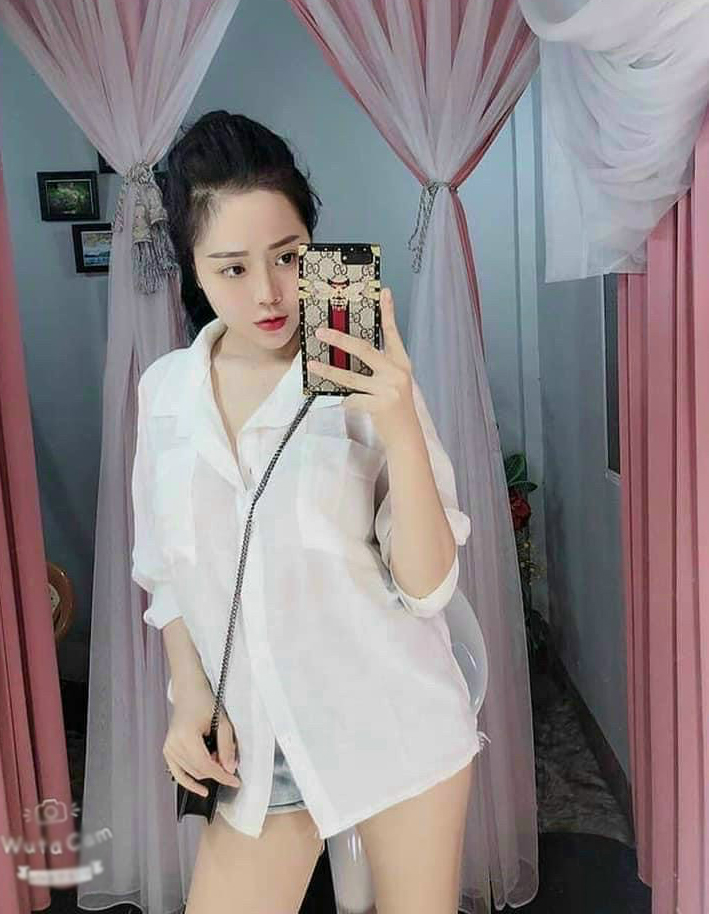 Áo sơ mi kiểu nữ tay dài cổ bẻ thời trang mới Av0141