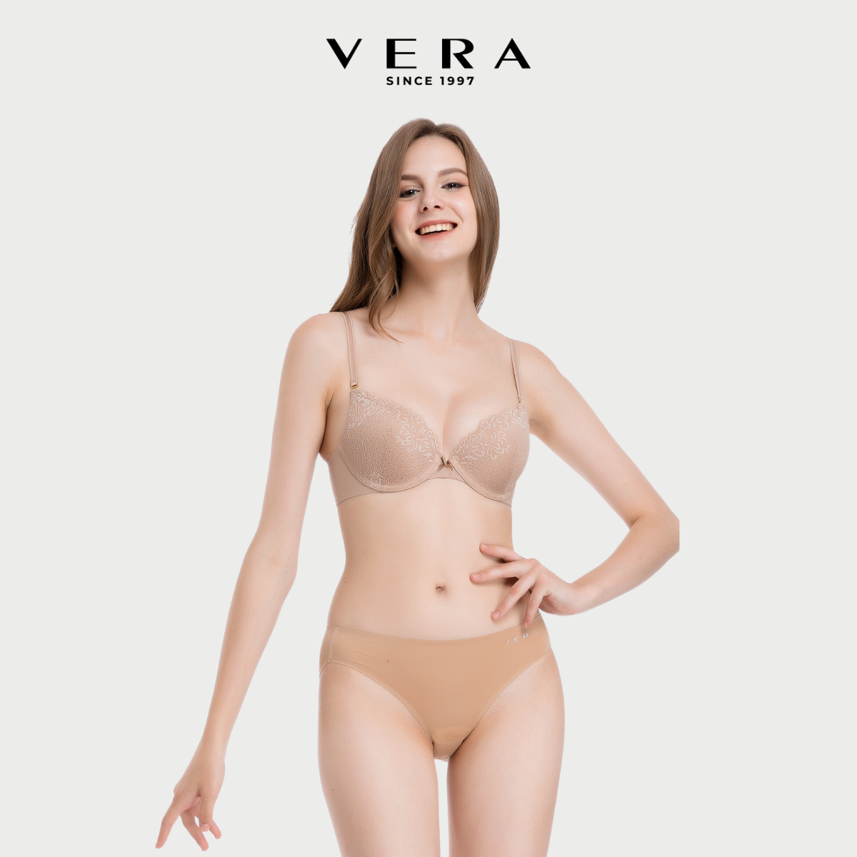 Quần lót Bikini nữ Vera seamless trơn - V0547