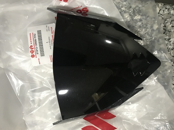 CHẮN GIÓ ĐEN BÓNG GẮN XE SATRIA FI VÀ RAIDER FI