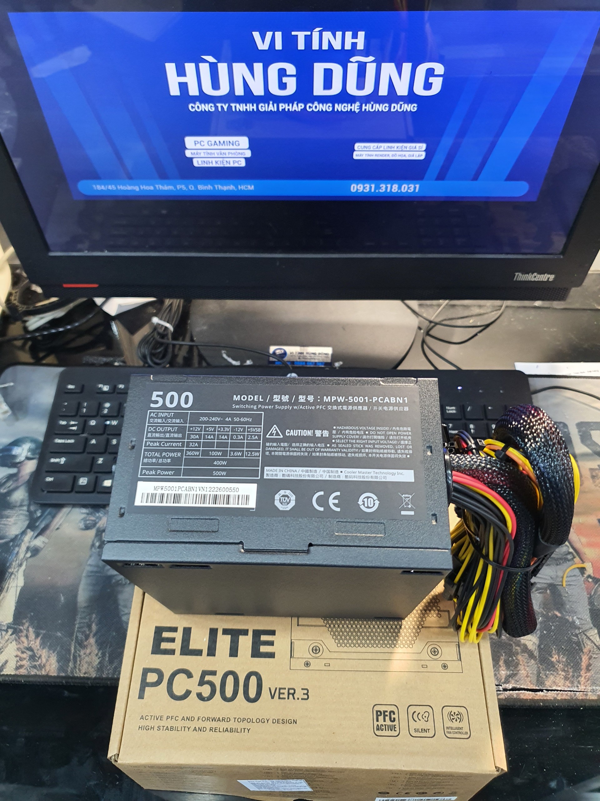 Nguồn 500W, 600W, 700W new, PSU color master,....