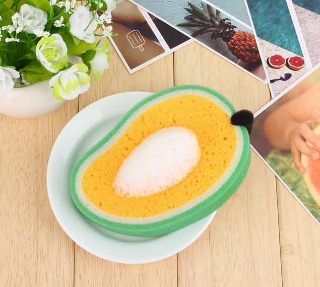 Miếng bọt biển rửa bát hình trái cây hoa quả