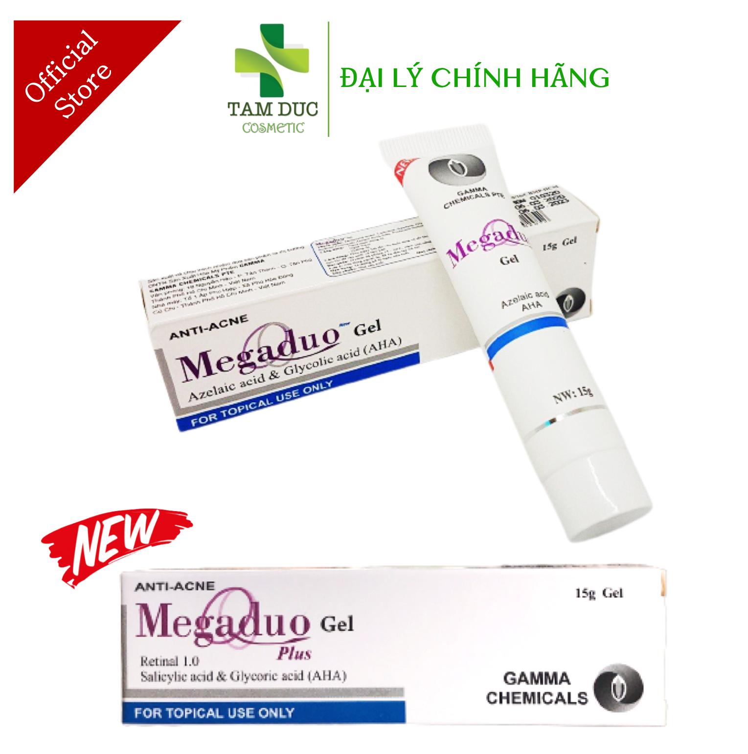 ✅(CHÍNH HÃNG) Gel giảm mụn, thâm Megaduo Gel Megaduo Plus
