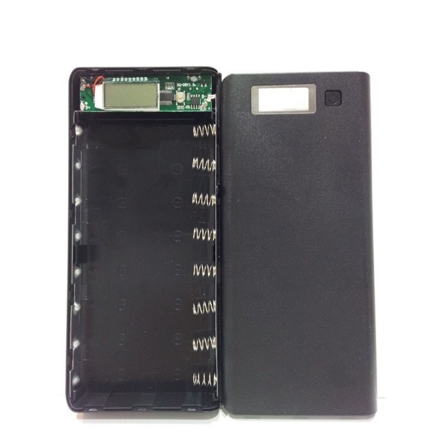 Box sạc dự phòng 8 cell  ko kèm pin  có màn hình LCD