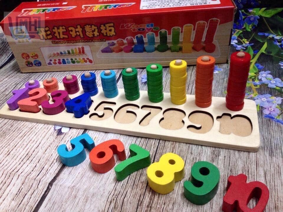 Bộ Học Đếm Số Gỗ Dành Cho Bé
