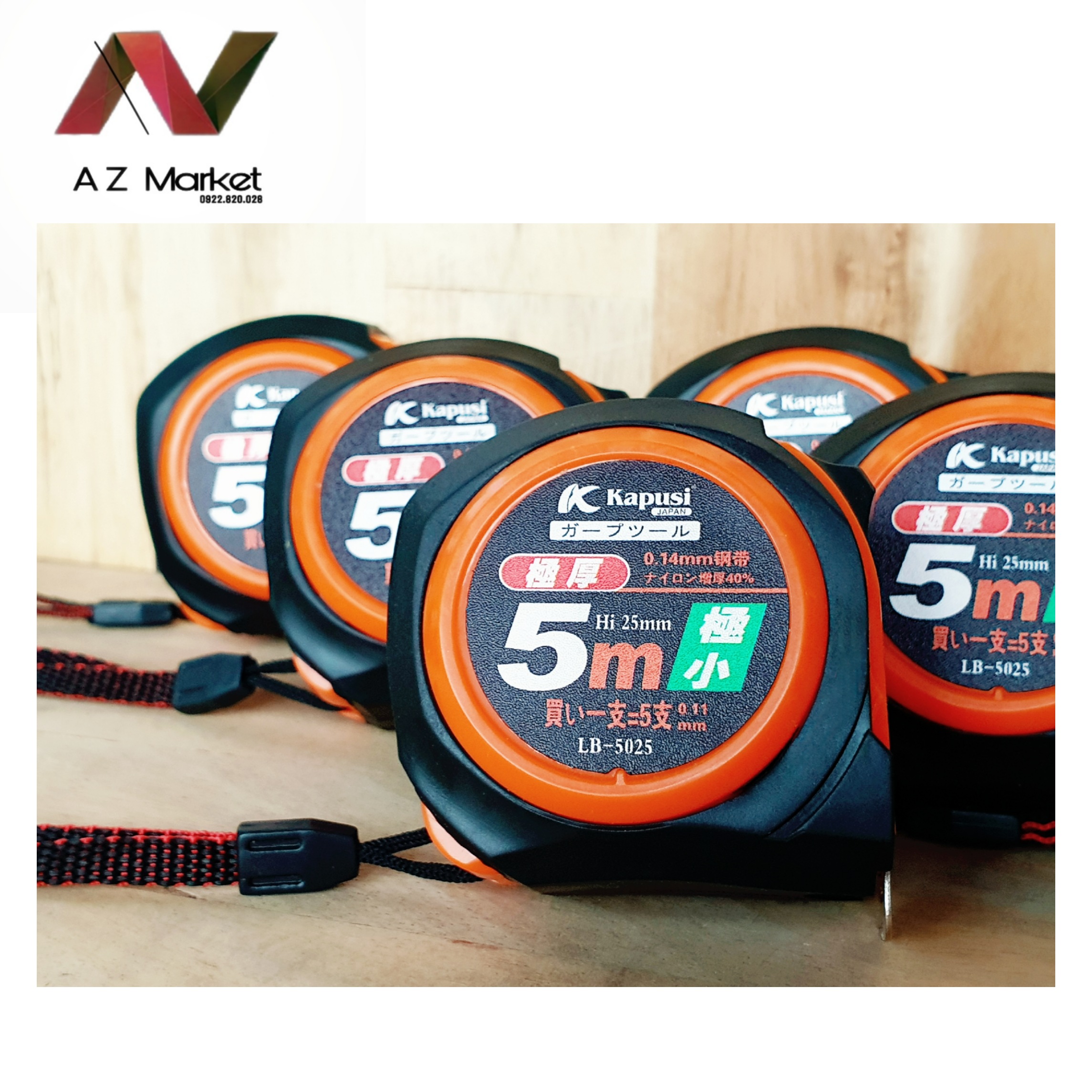 Kapusi-Thước lỗ ban 2 hệ 5m cao cấp