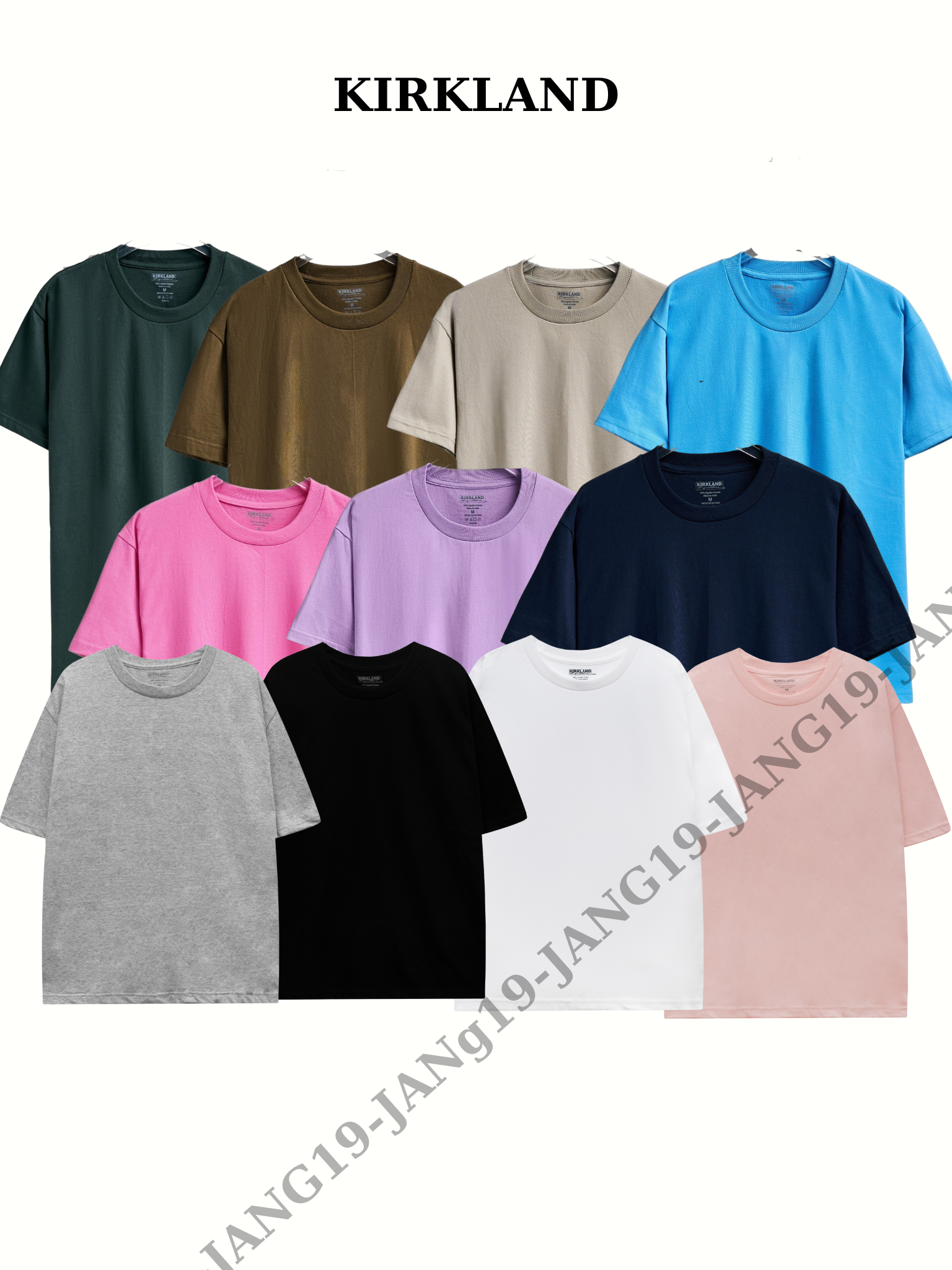 Áo Kirkland Unisex cotton 100% co dãn 4 chiều