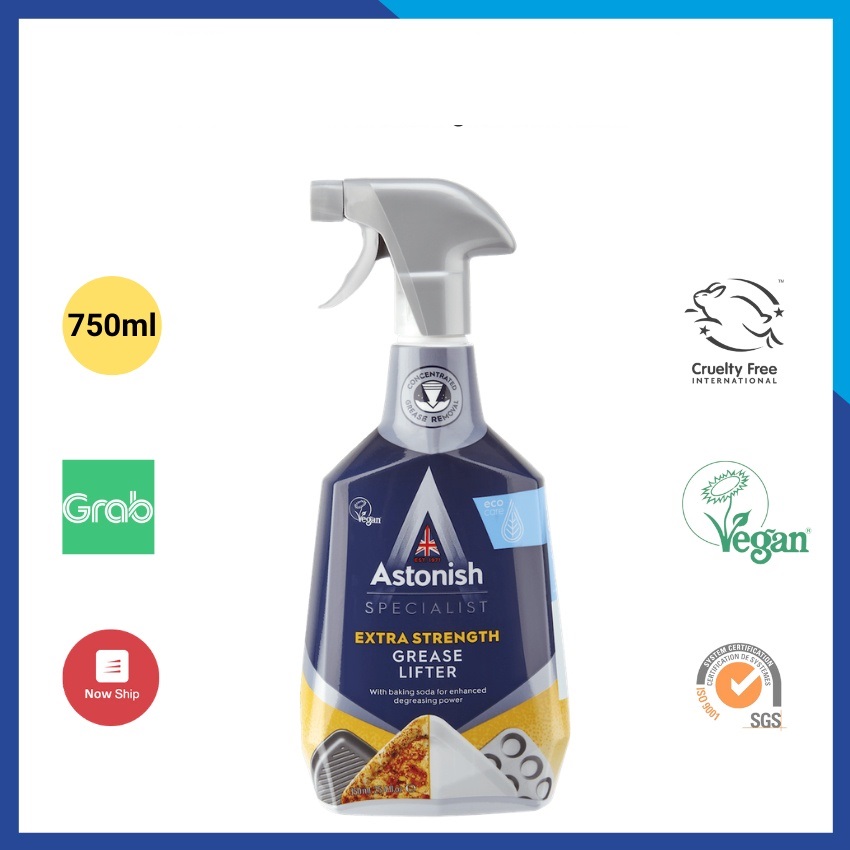 [HCM]BÌNH XỊT TẨY DẦU MỠ & CHÁY KHÉT ASTONISH C6750 (750ml)