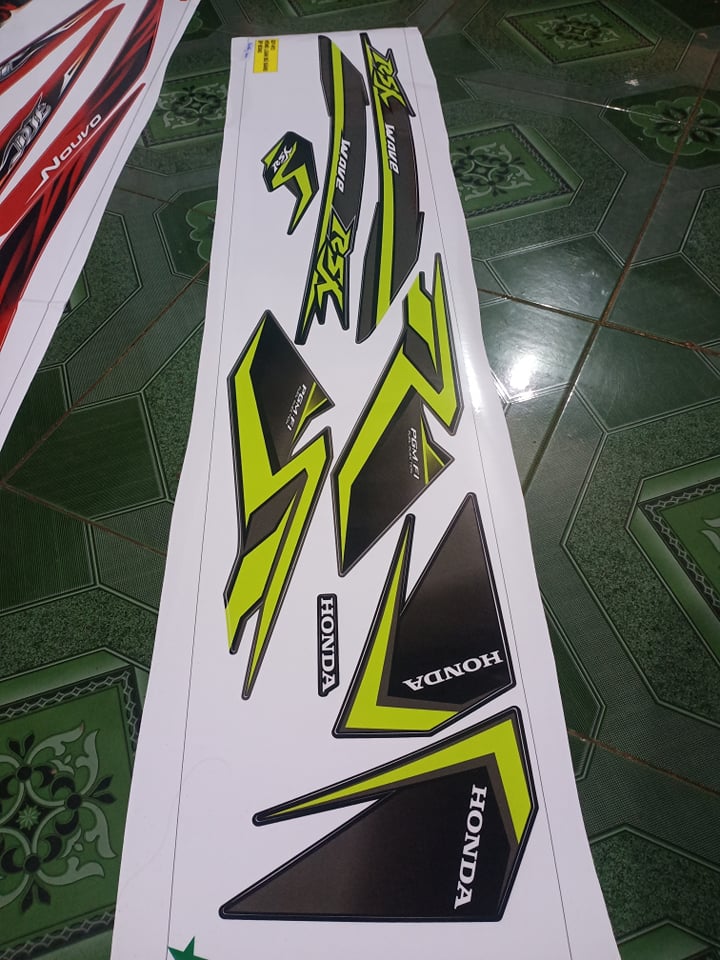 Tem rời wave rsx fi xanh đen 2019