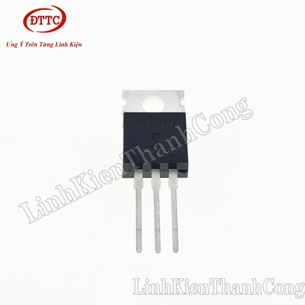 Irf1404 mosfet n-ch 162a 40v to220 loại thường
