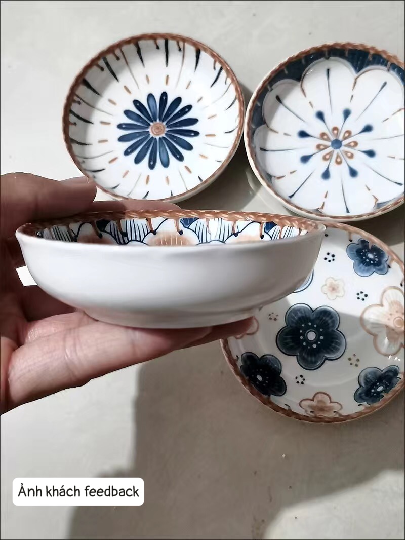 Combo 4 bát sứ đựng nước chấm
