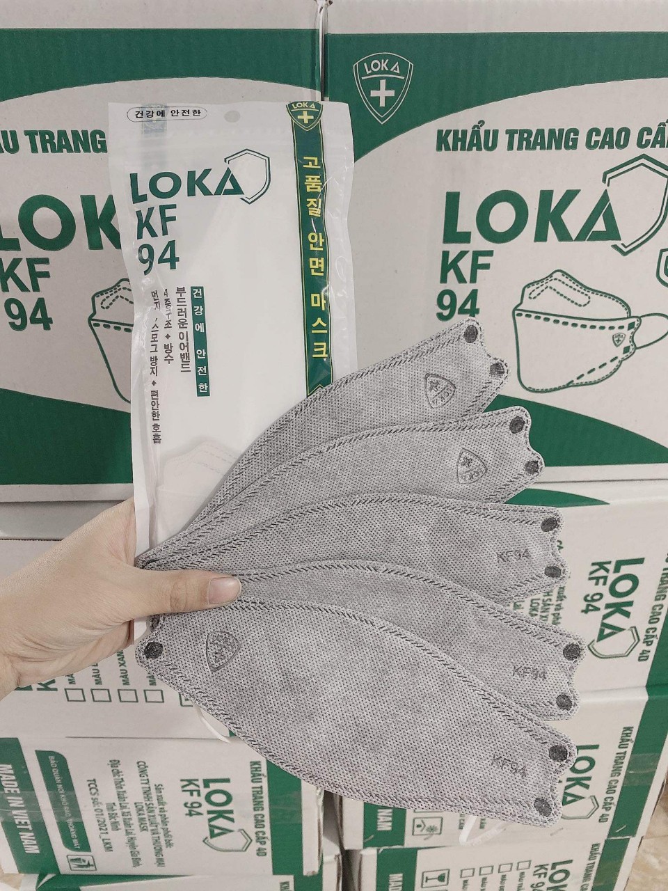 khẩu trang kf94 hãng LOKA mask