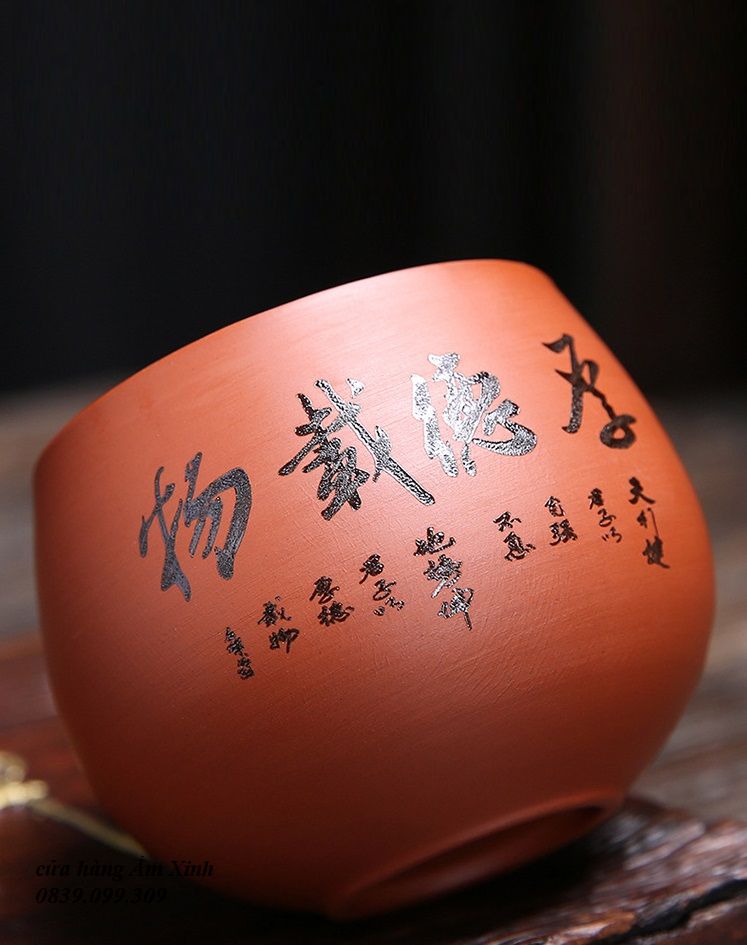 BỘ 06 CHÉN GỐM TỬ SA (KÈM HỘP QUÀ)