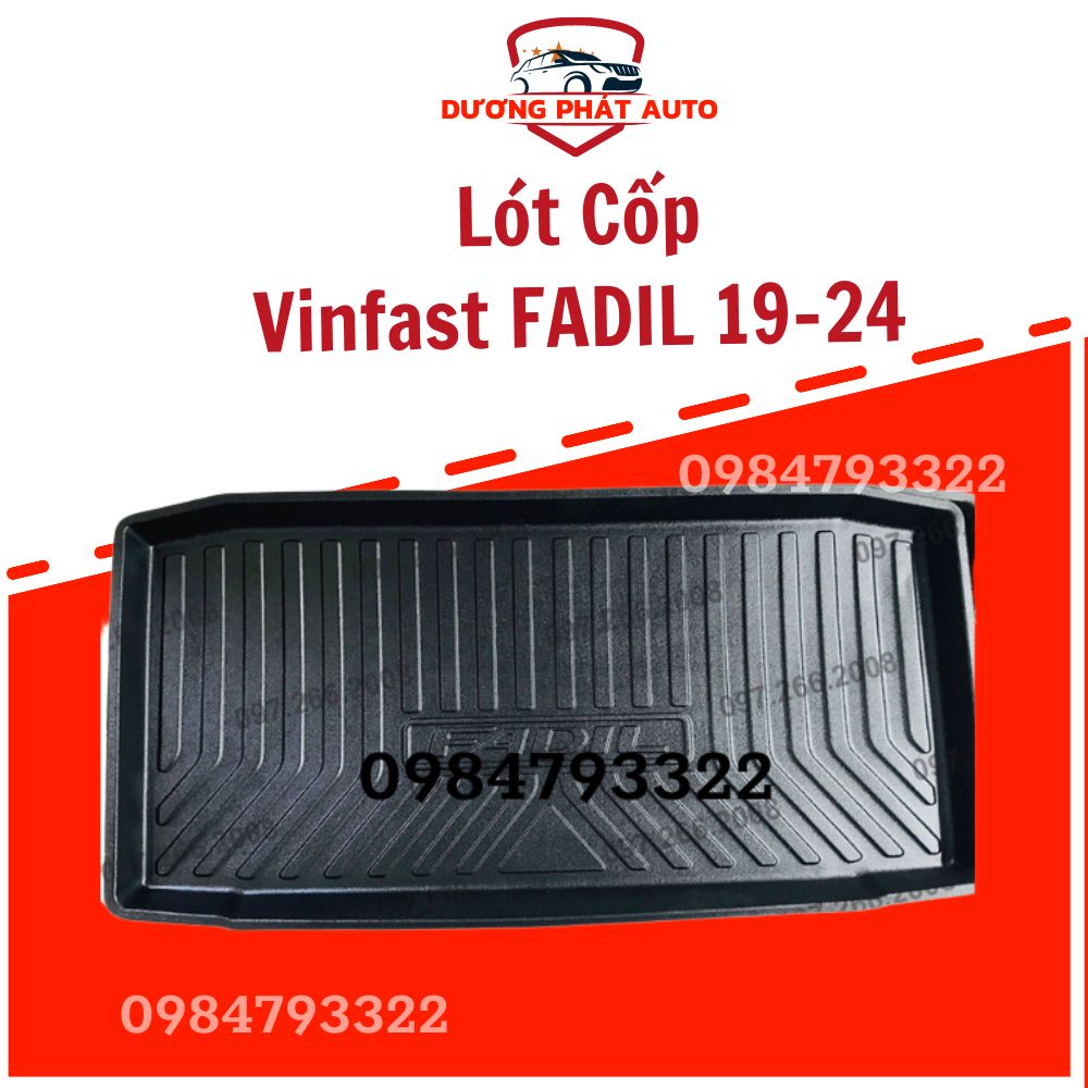 Lót cốp nhựa xe fadil 2019 - 2021 siêu đẹp, siêu bền
