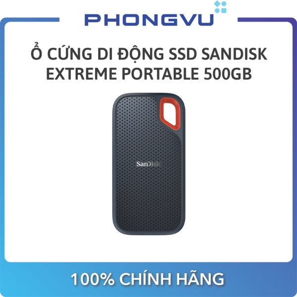 Bảng giá Ổ cứng di động SSD SanDisk Extreme Portable 500GB (SDSSDE61-500G-G25) - Bảo hành 60 tháng Phong Vũ