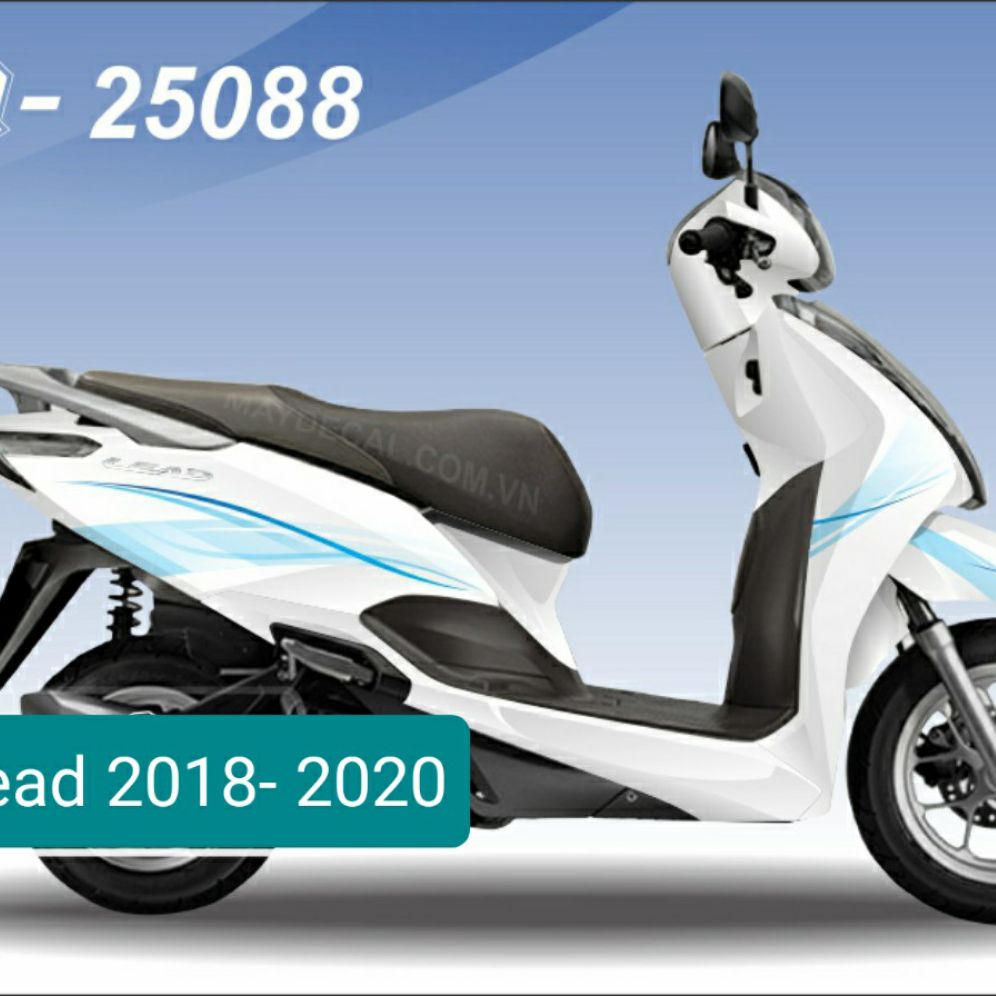 [HCM]Tem xe lead 2018-3020  tem rời dán xe trắng cao cấp