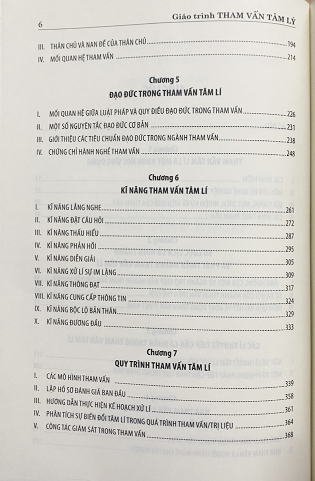 Giáo trình tham vấn tâm lý