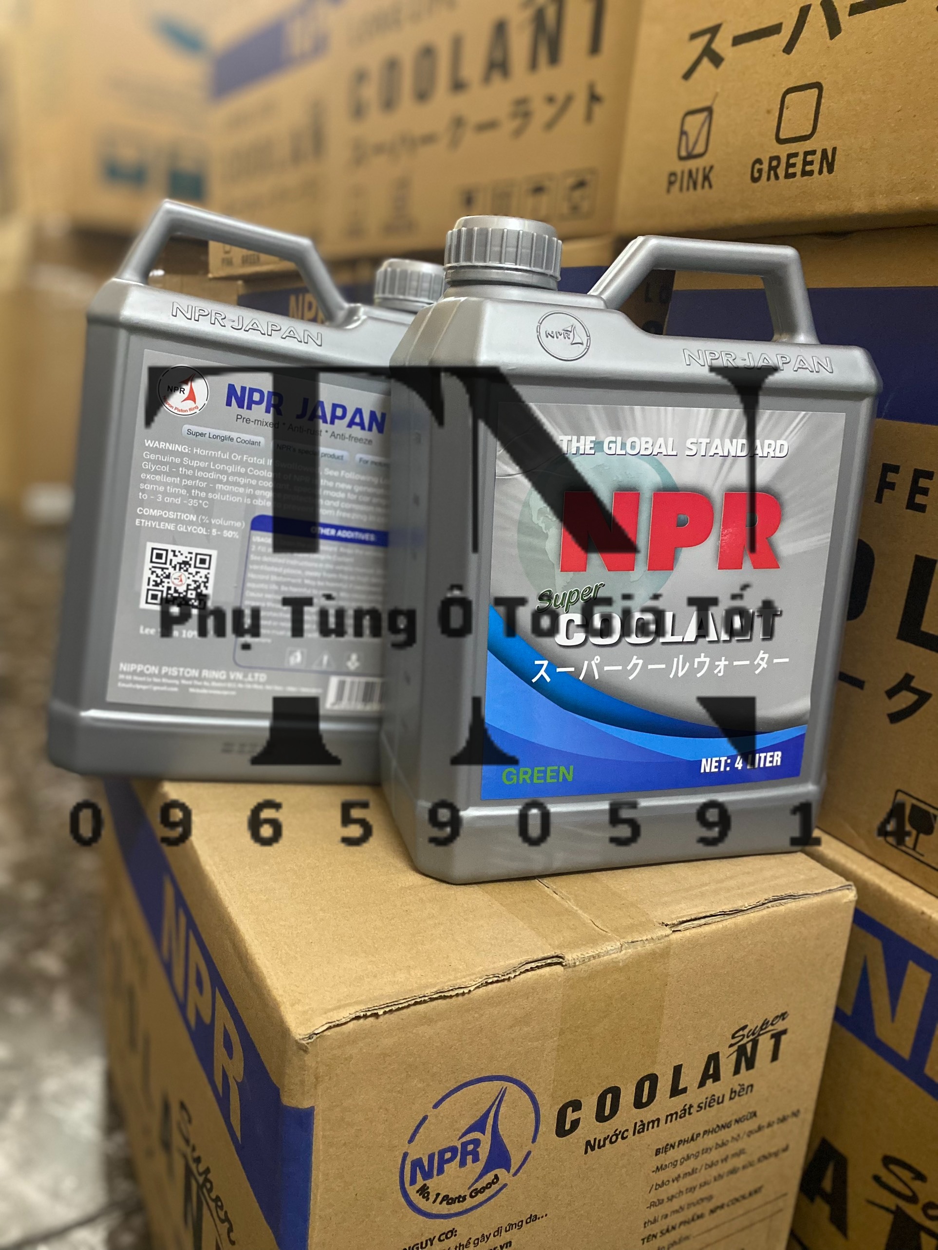 Nước làm mát động cơ NPR siêu bền, công nghệ Nhật Bản