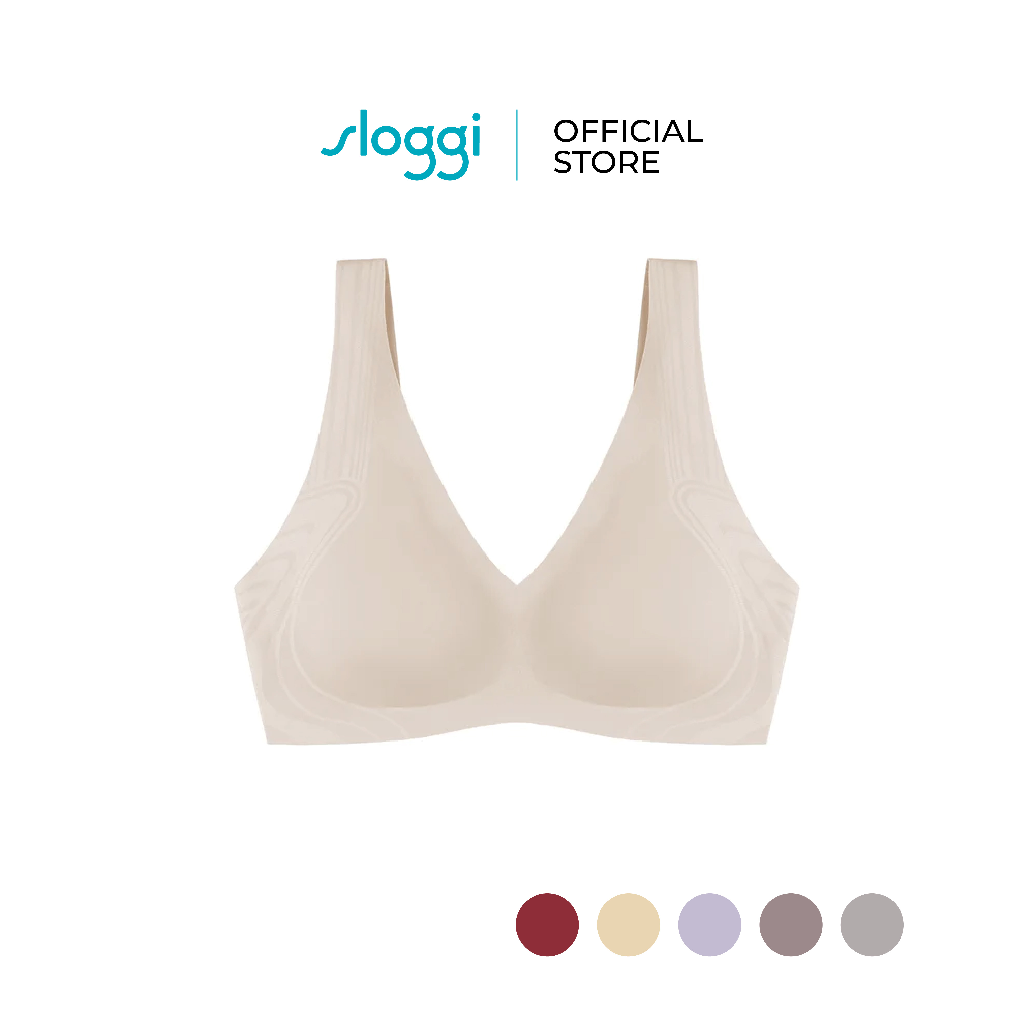 Áo ngực sloggi ZERO Feel N Top 2.0 AX Không Gọng Mút Mỏng (Mút Tháo Rời)