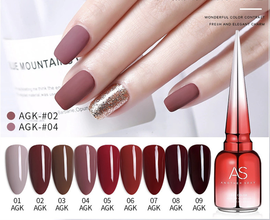 Sơn Gel AS Mã AGK 15ml ( Sơn Gel Hơ Máy )