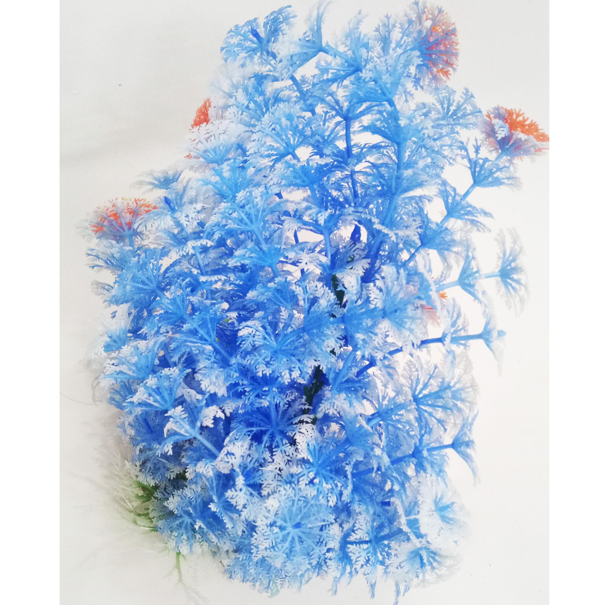 Bộ 4 Cây Trang Trí Bể Cá Size Đại (Khoảng 25cm x 17cm Mỗi Cây) - Đồ Trang Trí Hồ Cá